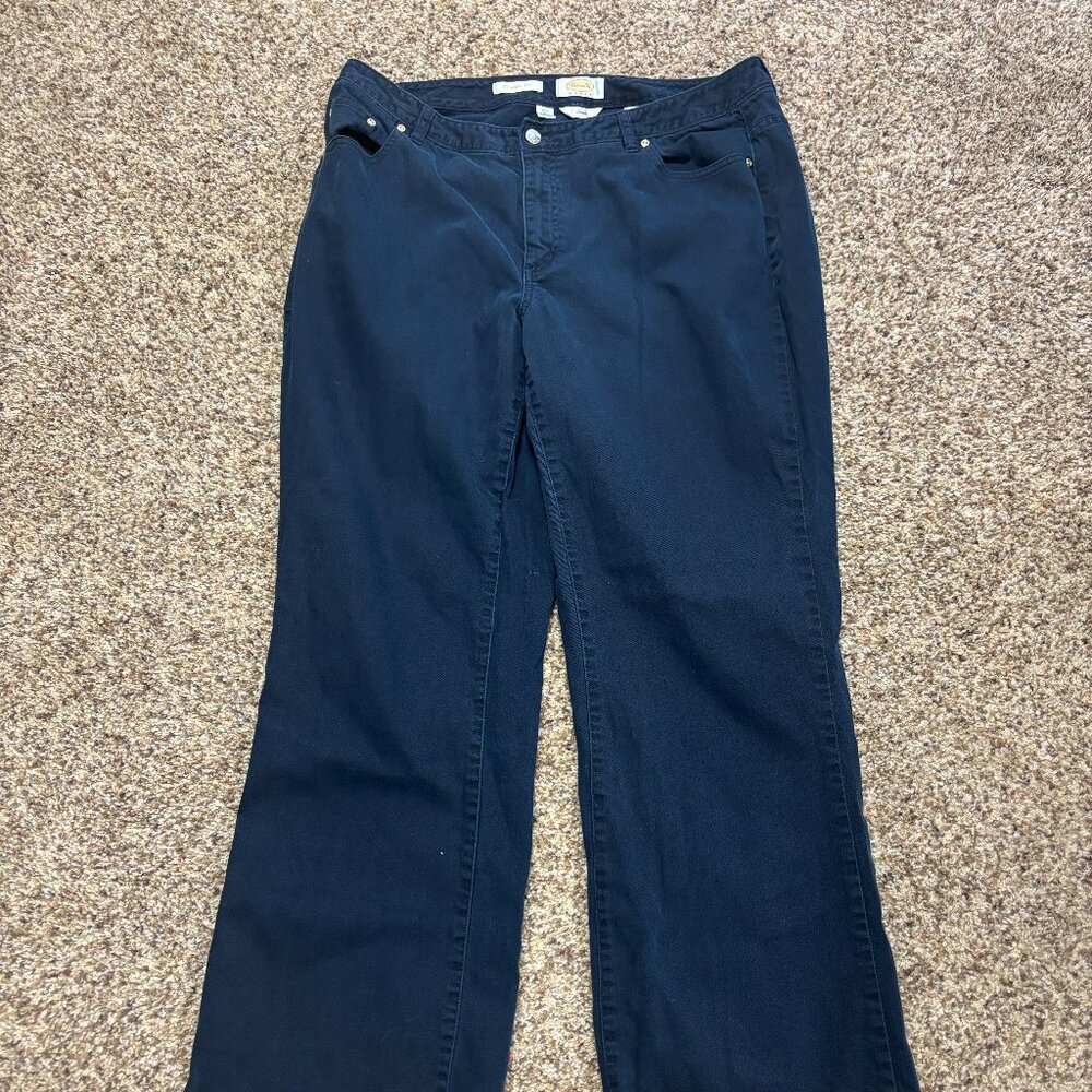 Talbots Woman Classic Fit Blue Jeans - Women's Size 16W - Preowned - 2102